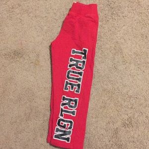 True religion sweats size 5
